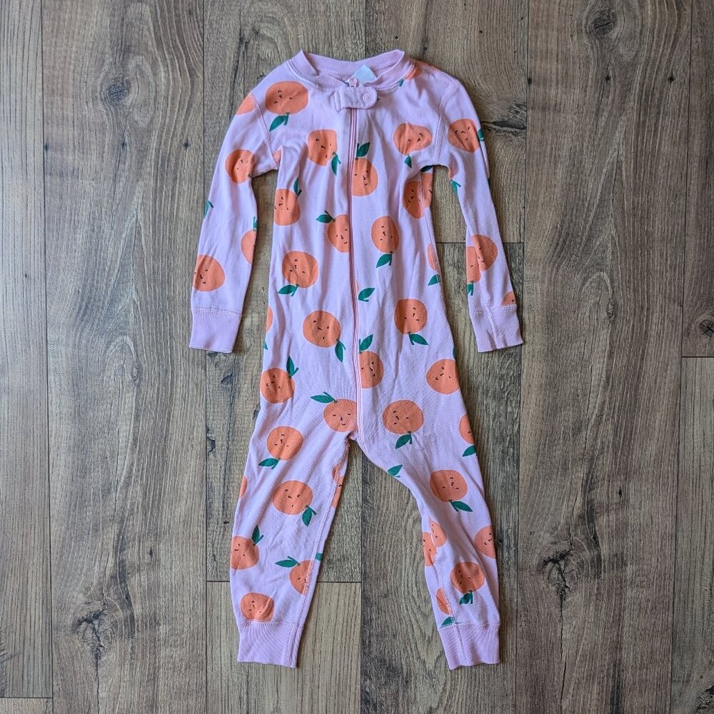 Hanna Anderson Print 2 Way zip long sleeve Pajamas